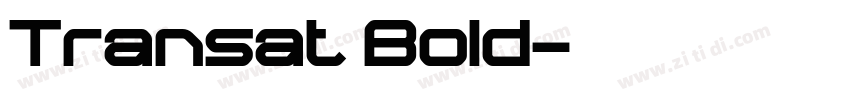 Transat Bold字体转换